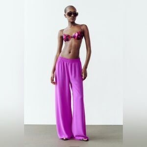 Zara flowy plazzo pants